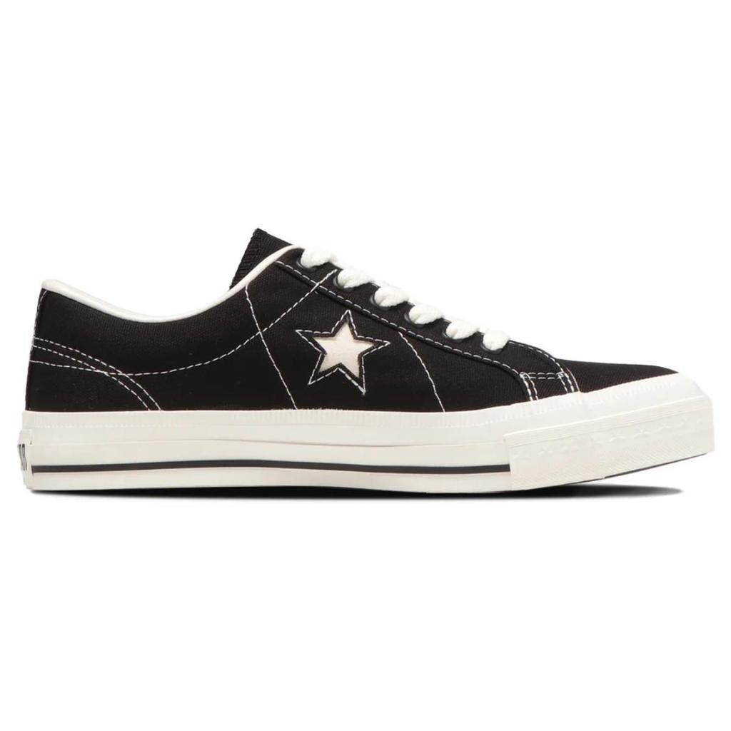 Converse One Star Made in Japan Vintage Canvas Black Unisex Sneakers White Vintage-White 35200520