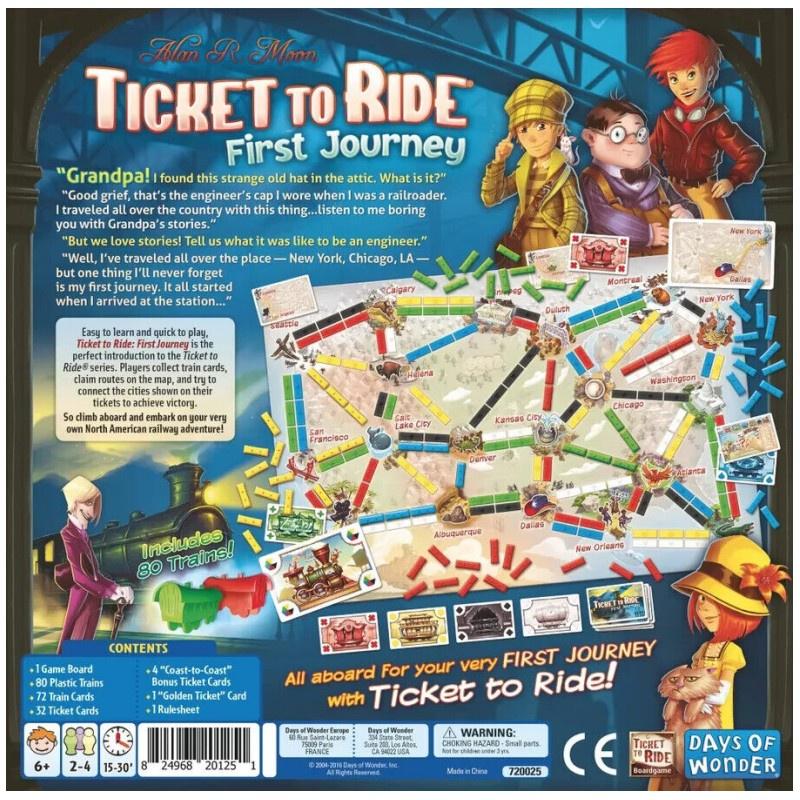 Zug um Zug Erste Reise Brettspiel für spannende Abenteuer