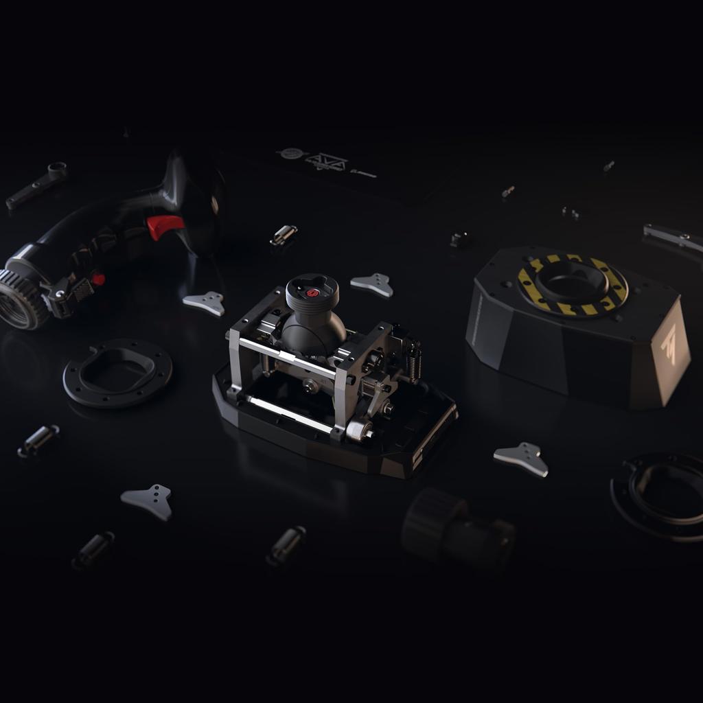 Thrustmaster AVA Super Hornet Flightstick for PC Flight Modular Hornet Fighter Warranty F/A-18 Simulators, Base, F/A-18C Replica, 1-Year