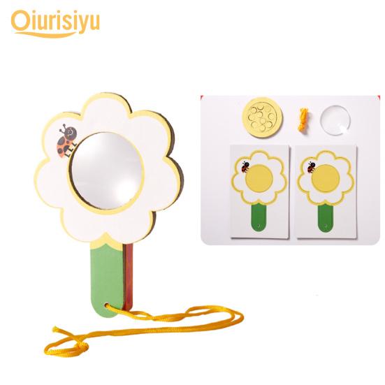 1 Set Practical Easy to Install Cooperation Lightweight Frog Shape Magnifier Educational Toy Kid Supply Kids Magnifier