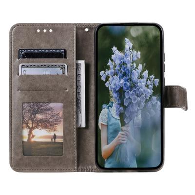Pro Xiaomi 13 Lite/Civi 2 5G Kožené pouzdro na telefon s potiskem vzoru mandaly a květin, peněženka, stojánek, kryt na telefon s popruhem