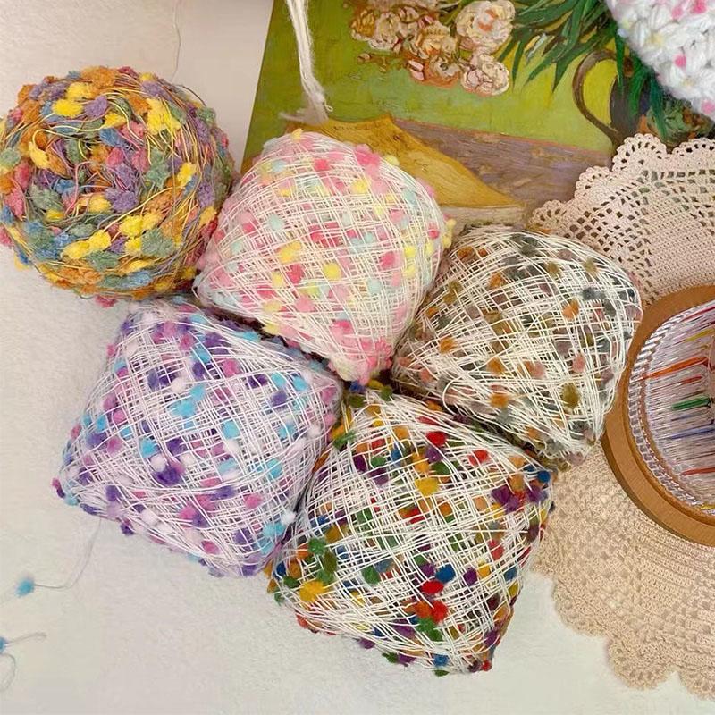 50g/role šátek Silná nit Háčkování Směsová příze Vlněná příze Nit Příze DIY Svetr Barevný