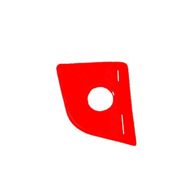 Car Co-Pilot Passenger Handle Strip Trim 1* For Ford Edge 2015- Bright Red