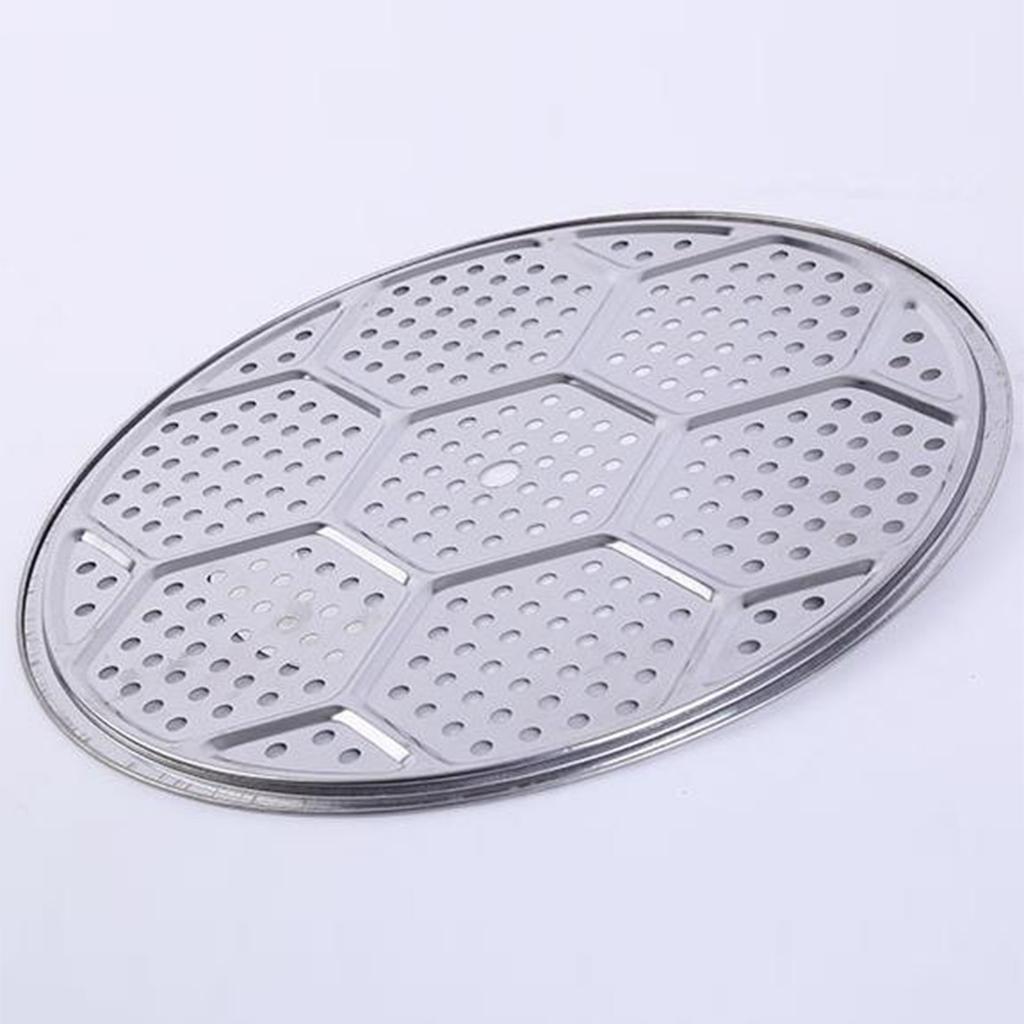 Stainless Steel Steam Rack Multipurpose High Temperature Resistance Safe Round Stock Pot Steaming Tray for Steaming Baking Cooking