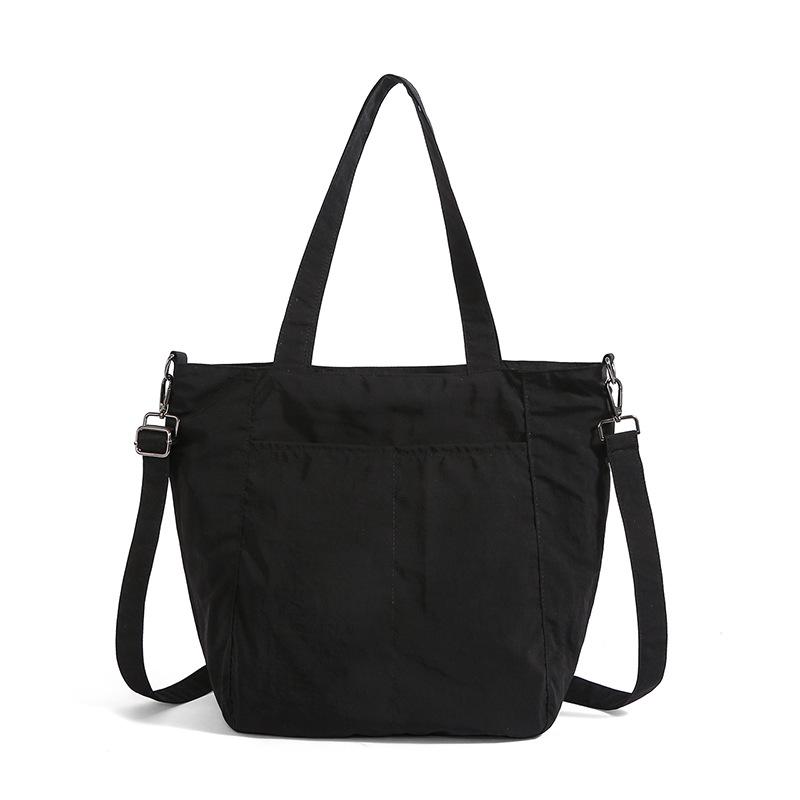 Large Capacity Handbag Women's Solid Color Shoulder Bag