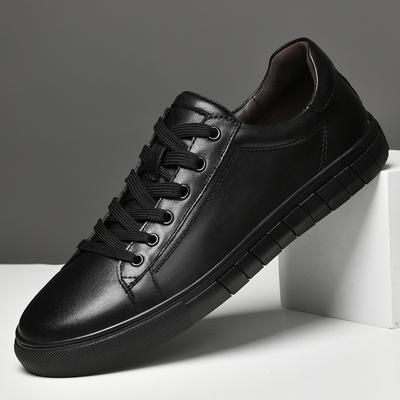 Mode Herren Echtleder Sneaker Schnürschuhe Frühling Herbst Freizeitschuhe Herbst Rindsleder Herrenschuhe Outdoor Mode Herren Sneaker