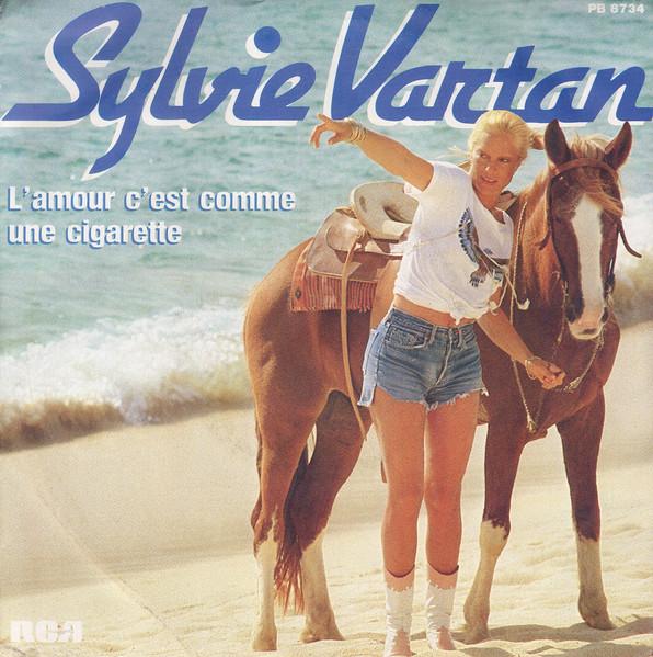 

7-дюймовая пластинка СИЛЬВИ ВАРТАН Любовь - это как сигарета PB8734 RCA VICTOR 1981 Франция Поп Б/У