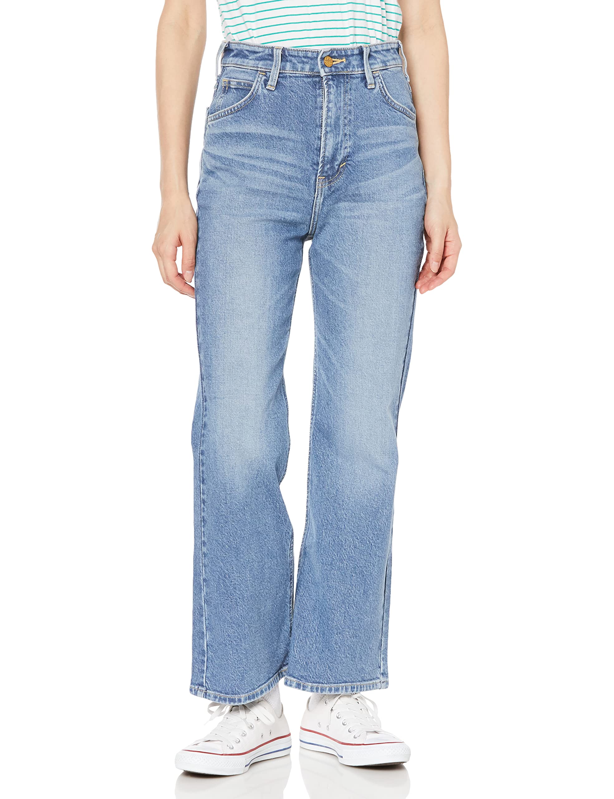 

Lee Jeans Flared Stretch Denim Sizes Size S [Official] Women s Pants, XXS-4L, Blue, синий