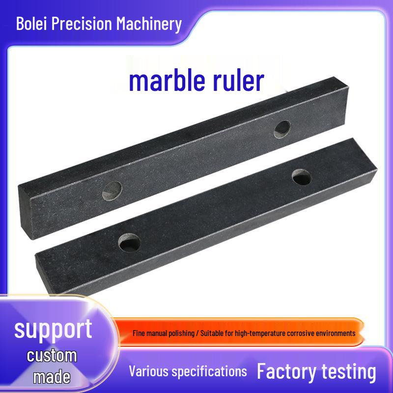 Precision Granite Grade 00/0 Straight Edge & Parallel Ruler for Machine Tool Inspection