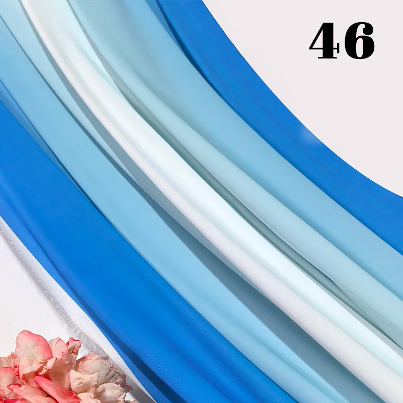 100x150cm Gradient Rainbow Fabric Ancient Style Sewing Hanfu Dress Stage DIY Costume Hanfu Silky Dress Stage Garment
