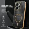 Dla Realme 15 5G Etui na telefon Teksturowane włókno węglowe Galwanizowane TPU Tylna okładka