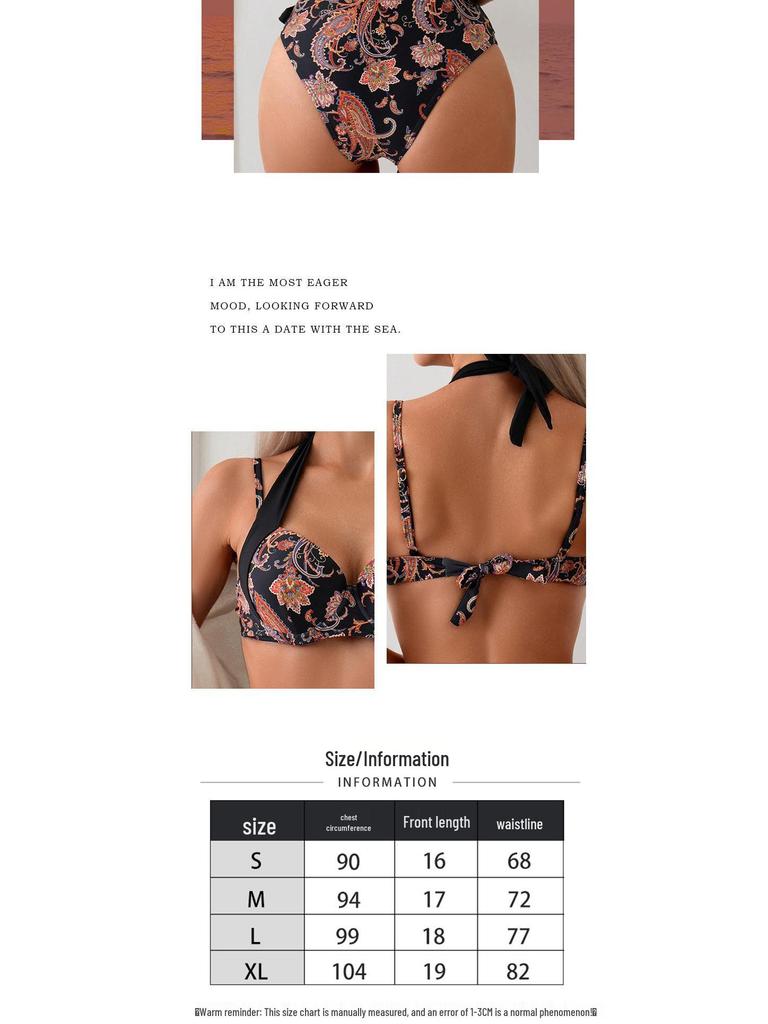 European & American Hot-Selling Sexy Two-Piece Bikini for Women - High-End Beach Swimwear