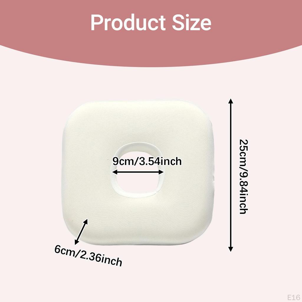 Ear Piercing Pillow Portable Guard Protector Washable Pierced Ears Support for Side Sleeping