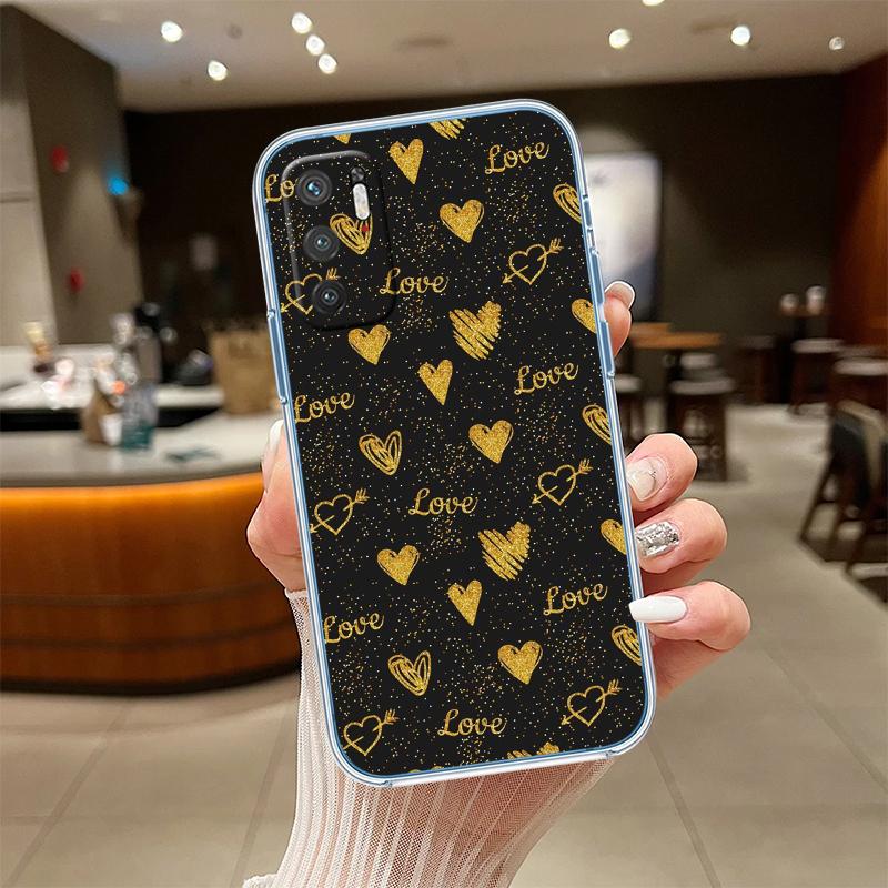 UP17 Calm Heart Transparent Phone Case for Samsung Galaxy A04 A04S A14 A23 A34 A54 M23 M33 M52 M53
