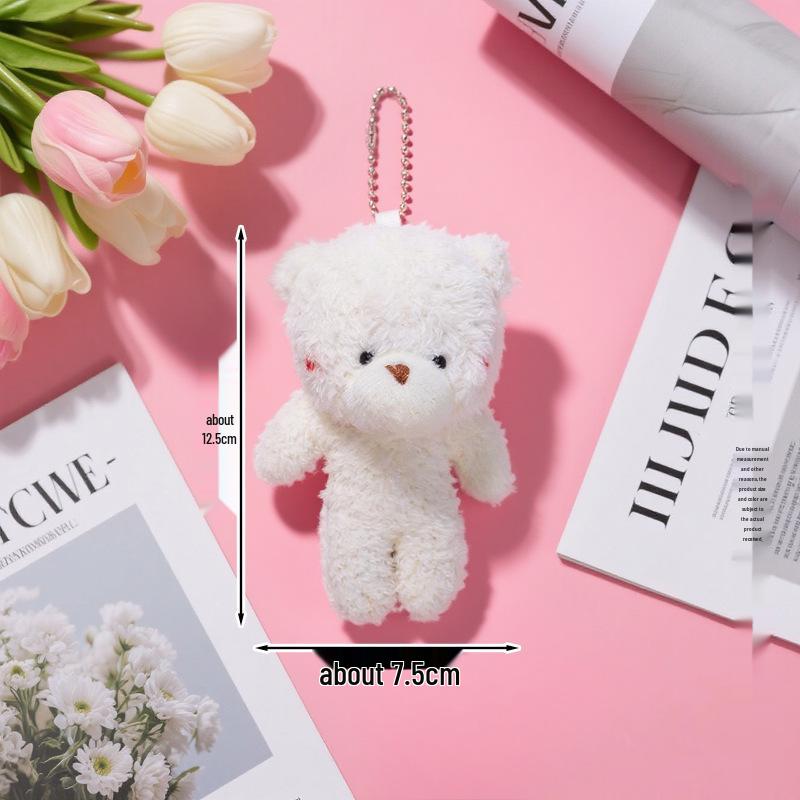 Soft Blush Bear Onesie with Cute Bear Pendant Ornament Gift Set