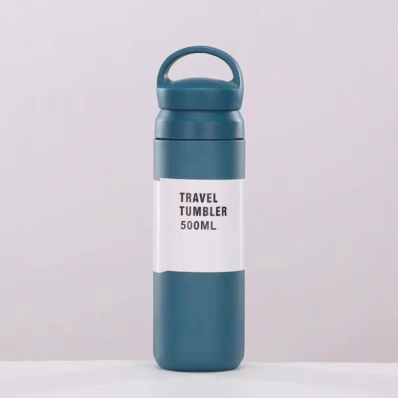 Simple Element Cup, tragbarer Becher mit tragbarem Deckel aus Edelstahl mit hochwertigem, handlichem Geschenkbecher.