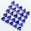 50 Pcs Natural Ceylon Blue Sapphire 6 mm Heart Cut Gemstone Lot For Jewelry