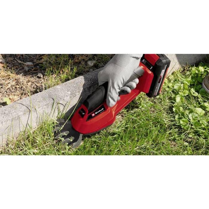 Einhell 3410382 power x-change gc-cg 18/1 li-solo sans fil cisaille à gazon sans batterie, sans chargeur 18 v