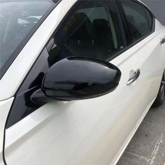 1 пара глянцевых черных накладок на зеркала заднего вида для Nissan Sentra Altima -