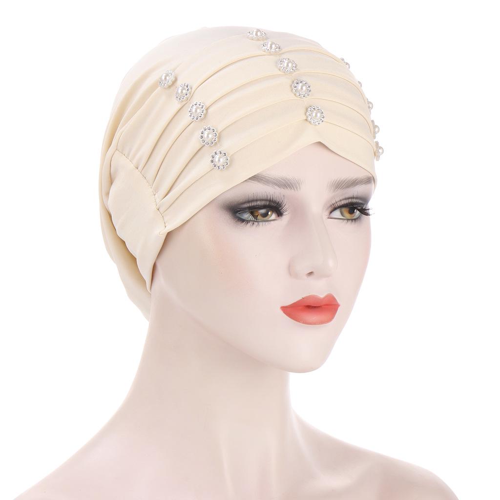 

JYL TS DIY Bow Print Headband Yoga Hair Band Elastic Fabric beige рожевий колір taupe