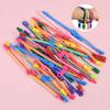 12/24Pcs Zipper Bracelets Kids Anti Stress Fidget Toys Birthday Party Favors Goodie Pinata Fillers Christmas Wedding Guests Gift
