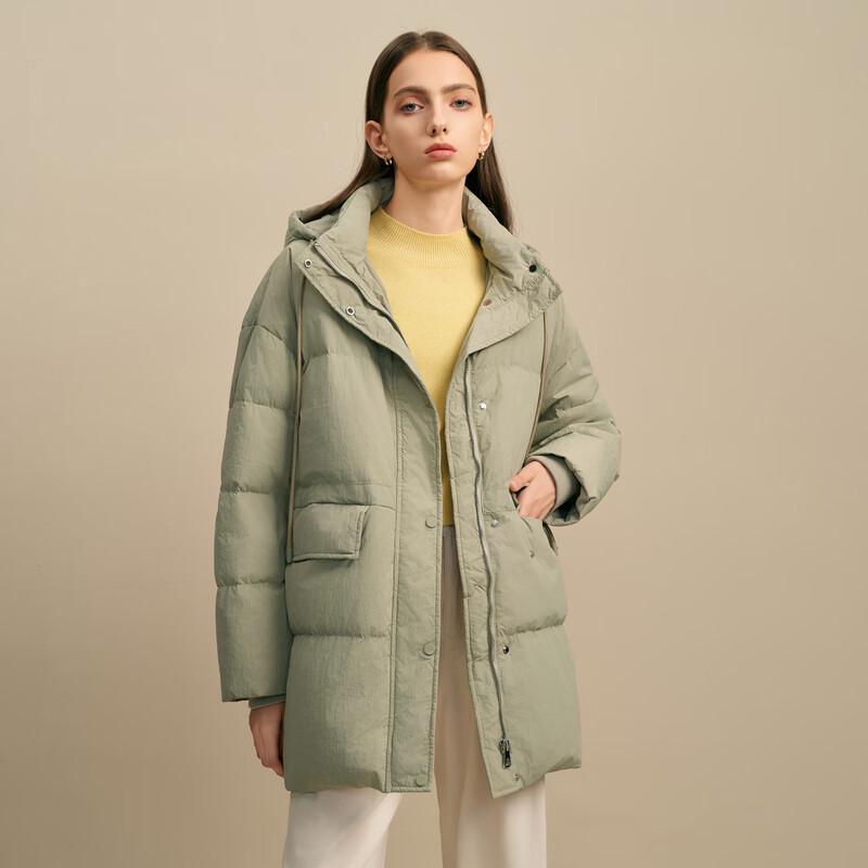 Elva' Island Women's Hooded Short Down Jacket