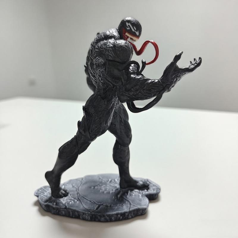 New 18Cm Venom Collectible Statue Figure Desktop Decor Pc Case Toy Anime Souvenir For Boys Fans Cool Collection Gift