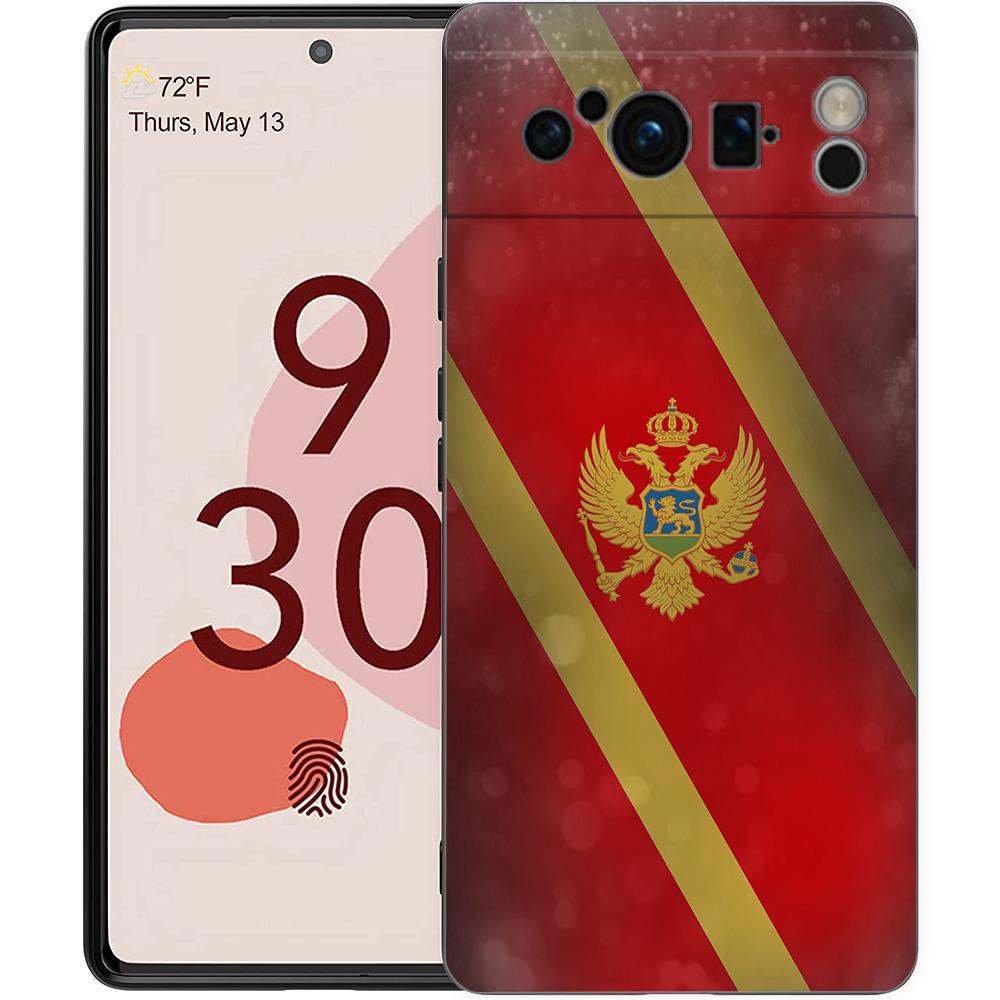 Macedonia Flag Phone Case For Google Pixel 10 9 8 7 Pro 9A 8A 7A 6A 6 Pro XL Soft TPU Bumper Black Cover Pixel 7