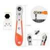 Mini Ratchet Wrench 1/4" Socket Set - Reversible Quick Screwdriver with Phillips, Hex, and Torx Multifunctional Kit
