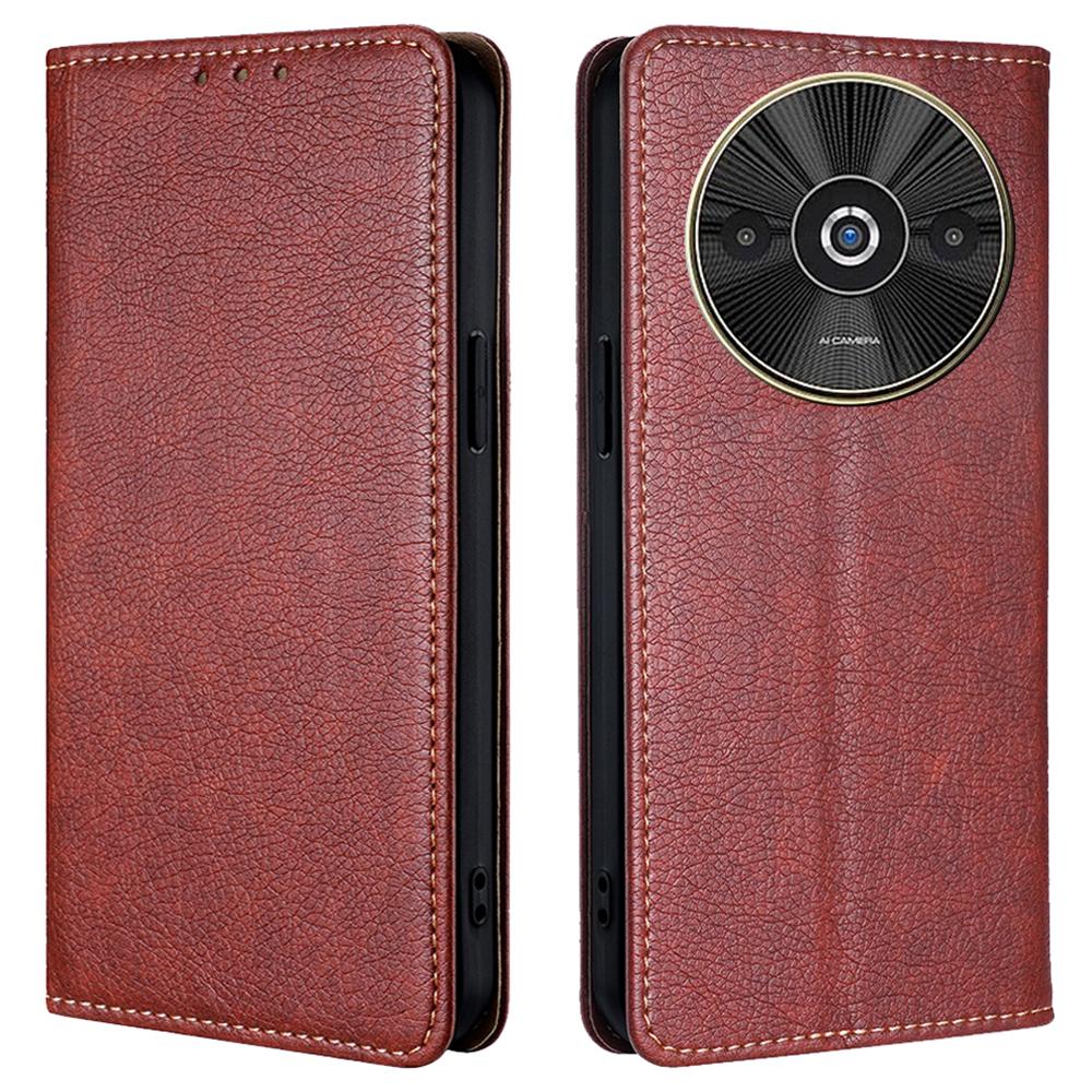 For Xiaomi Redmi A3 4G/Poco C61 4G Case Solid Color Wallet Leather Phone Cover