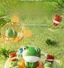 1SET Children's ejection frog turntable cartoon net fishing bouncing frog concentration training sound and light electric toy
