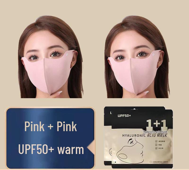 New 3D Face Mask with Hyaluronic Acid, Washable, Cycling Cold Protection & Warmth for Autumn/Winter