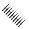 10Pcs 1mm Pen Point Puncture Free Wire Test Probe 4.0mm Jack Pin Seat Auto Parts Connector 26.010Black