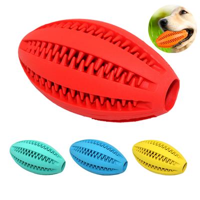 Haustier Hund Spielzeug Zahn Reinigung Ball Ablauf Lebensmittel Spielzeug Beständig Biss Spielzeug Für Hunde Retriever Kauen Spielzeug