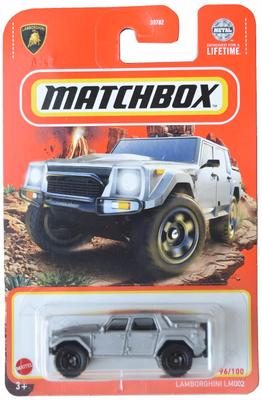 Matchbox Lamborghini LM002 Gray 1:64 Scale Truck Uni for Kids Ages 3-12