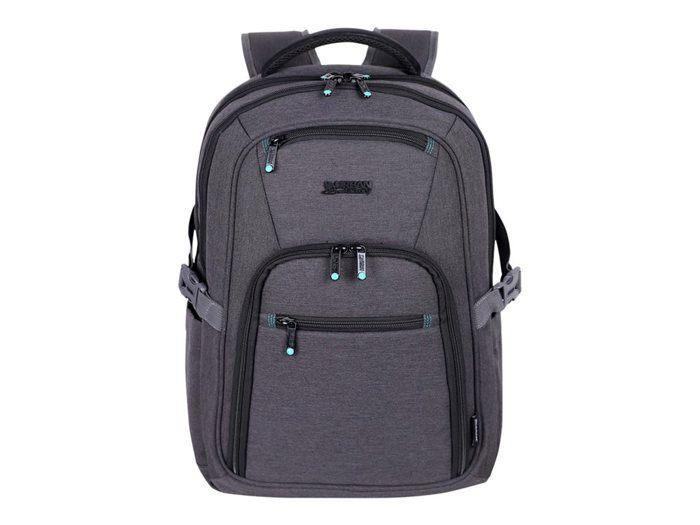 Urban Factory HEAVEE Green - Sac À Dos Pour Ordinateur Portable - Respectueux De L'environnement - 15.6" - Gris, Noir