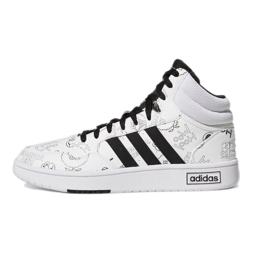 Adidas Hoops 3.0 Mid 'White Black' Sneakers GZ4859