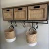 AIESY 2Pcs Handcrafted Decorative Plant Hanging Baskets