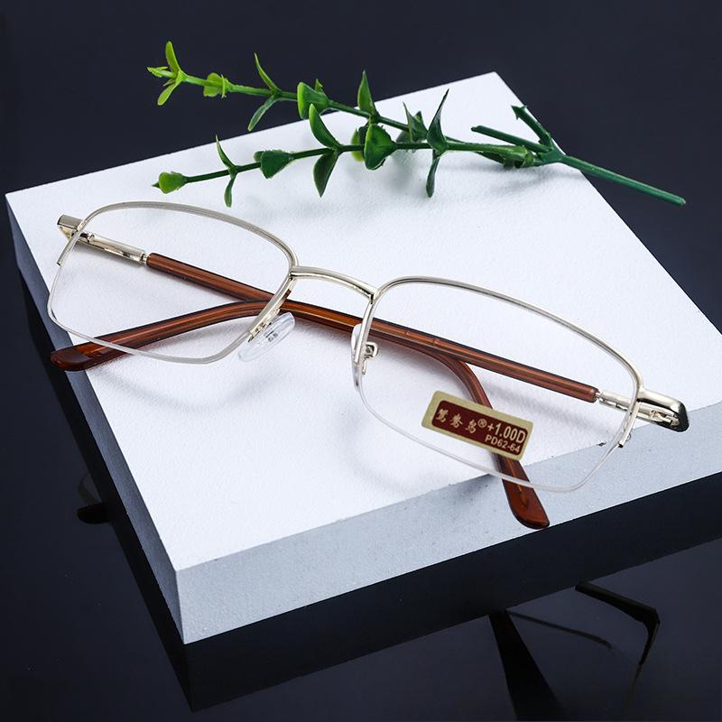 Reading Glasses Men And Women Comfortable Spring Mirror Legs  Fashion Age-Reducin Blue Light Glasses Simple Clear Glasses
