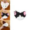 Cute Plush Devon Rex Cat Coin Pouch Keychain Ideal For Earphone And Key Holder