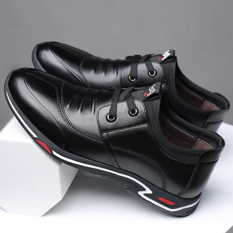 Men's shoes new men's business casual leather shoes men's trend versatile casual shoes genuine leather shoes