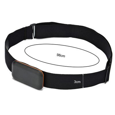 Fitness Sensörü Uzun Pil Ömrü Yırtılmaya Dayanıklı Yumuşak Göğüs Bandı Kalp Atış Hızı Monitörü Sağlık