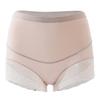 High Waist Lace Trim Smooth Tummy Control Hip Lifting Body Shaping Briefs
