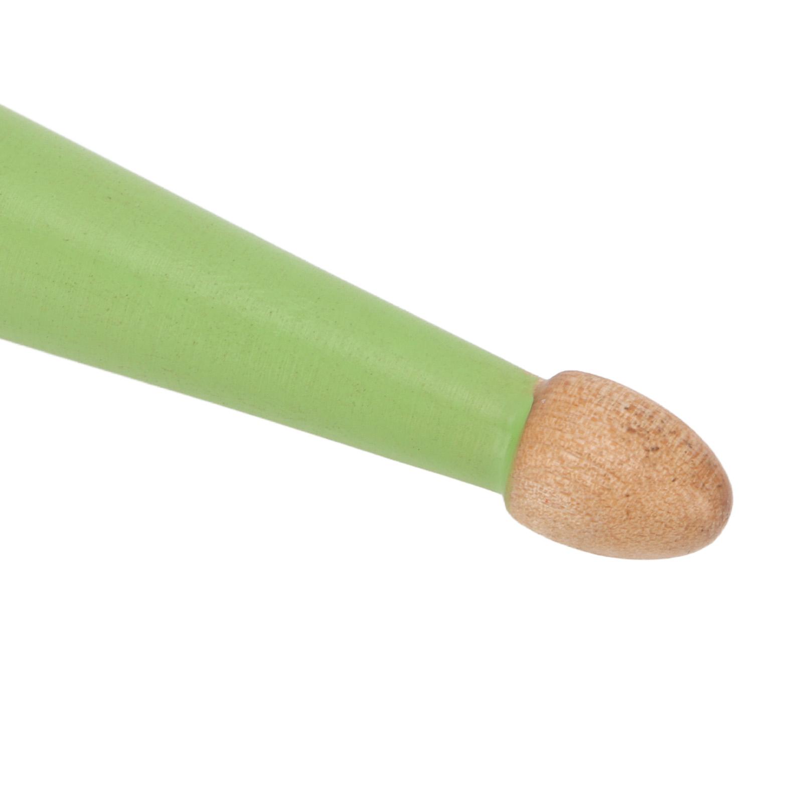 2PCS Brush Double Headed Dual Purpose Maple stick Rubber Steel Wire Portable Percussion Brush for Band