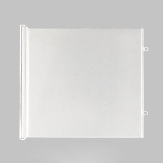 Retractable Pet Gate Mesh Pet Safety Gate No Drill Installation Indoor Outdoor Pet Barrier Fence Home Divider for Stairs Doorways Bedrooms