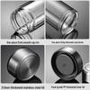 OLOEY Double-Layer Heat-Insulated Glass Mug