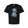 Snowman Graphic T Shirt With Blue Hat And Scarf Winter Holiday Illustration For