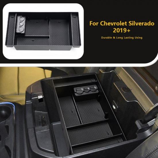 Center Armrest Box Storage Tray ert For Chevrolet Silverado /GMC Sierra +