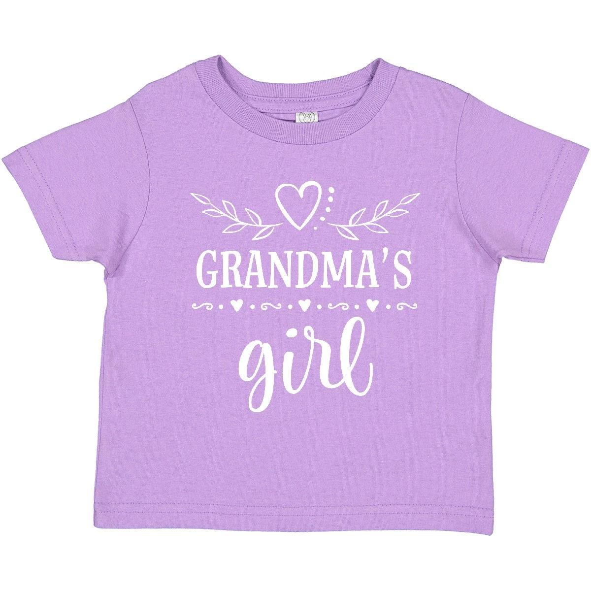 Inktastic Grandma Girl For Granddaughter Toddler T-Shirt Grandbaby Drawing Child 160