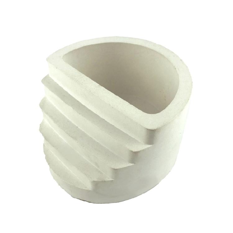 Stampo per Vaso da Fiori in Silicone Stampo per Piantine Succulente Stampo in Cemento e Gesso Stampo Rotondo in Cemento di Cemento per Portapenne Fai da Te, Decorazioni per la Casa